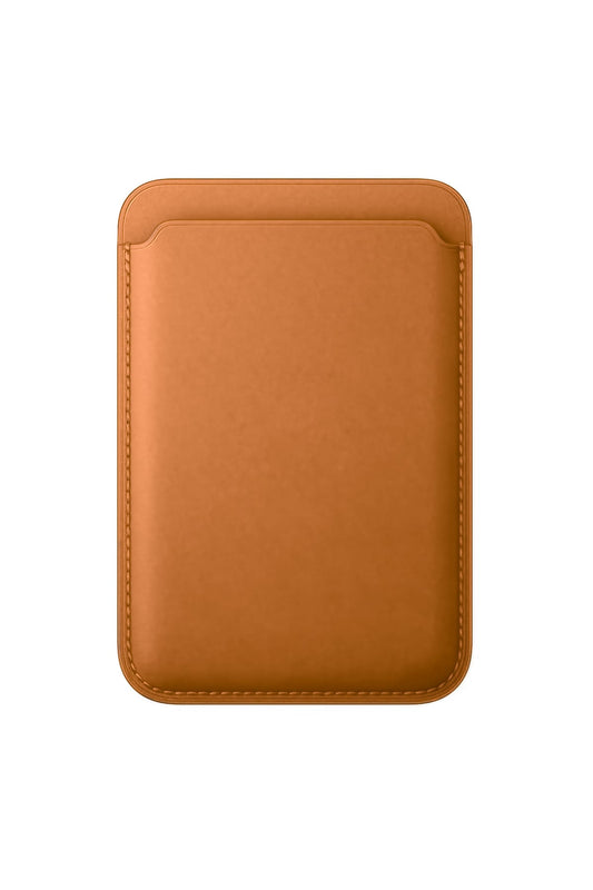 Magsafe Uyumlu Pu Deri Kartlık Copper