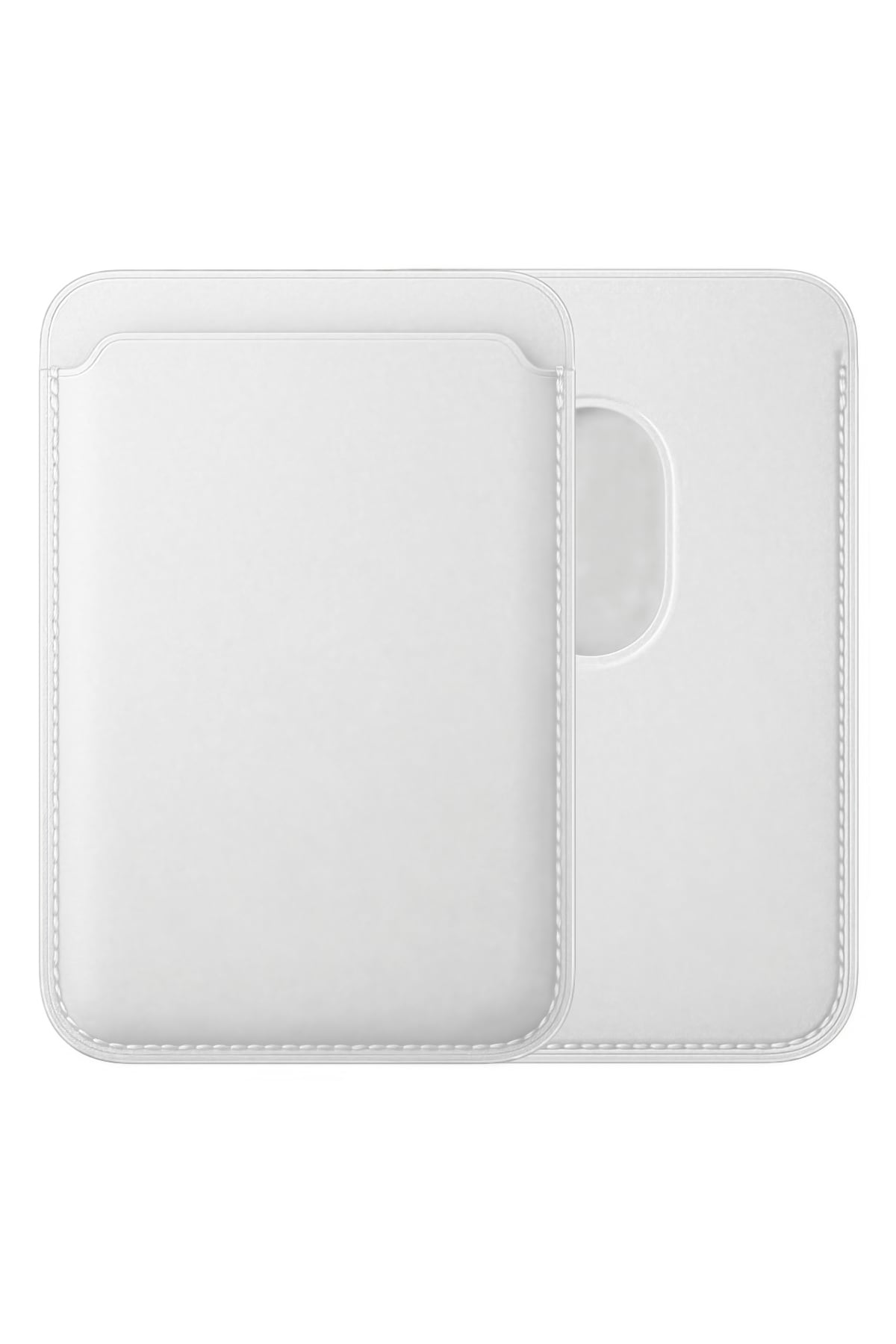 Magsafe Uyumlu Pu Deri Kartlık Pearl