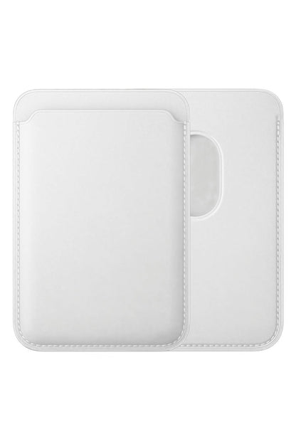 Magsafe Uyumlu Pu Deri Kartlık Pearl