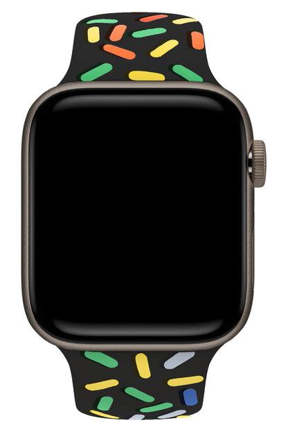 Apple Watch Uyumlu Silikon Spor Kordon Mapel