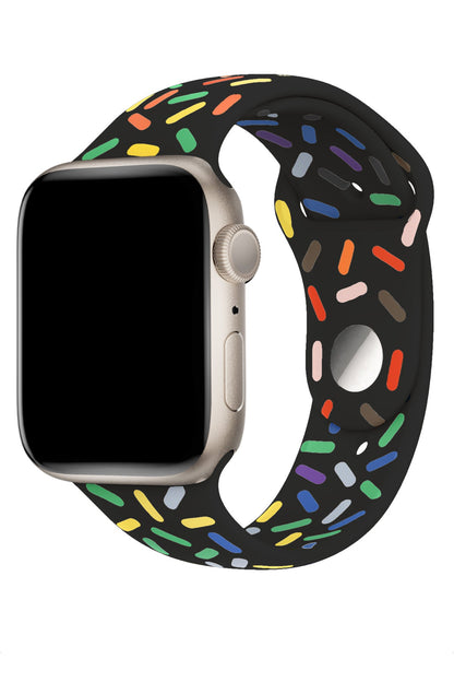 Apple Watch Uyumlu Silikon Spor Kordon Mapel