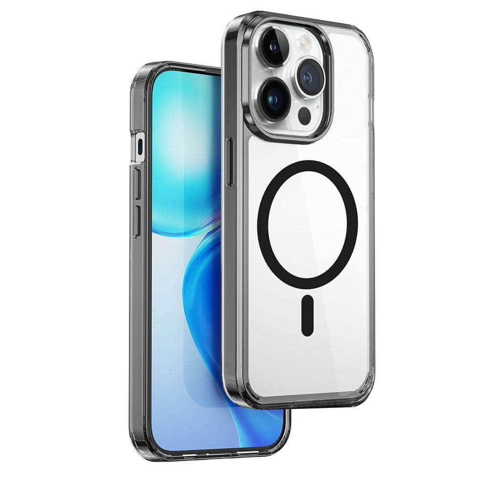 MCC-101 Magsafe Uyumlu Şeffaf Sert iPhone 15 Pro Max Kılıf
