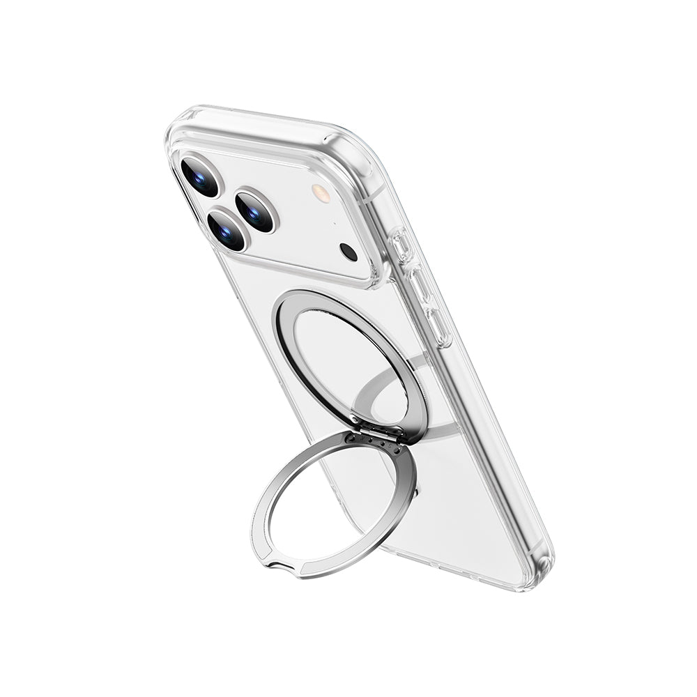 MCC-201 iShield Ultra Magsafe Uyumlu Standlı Crystal iPhone 17 Pro Max Kılıf