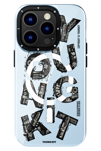 Youngkit Mechanic iPhone 14 Pro Magsafe Mavi Kılıf