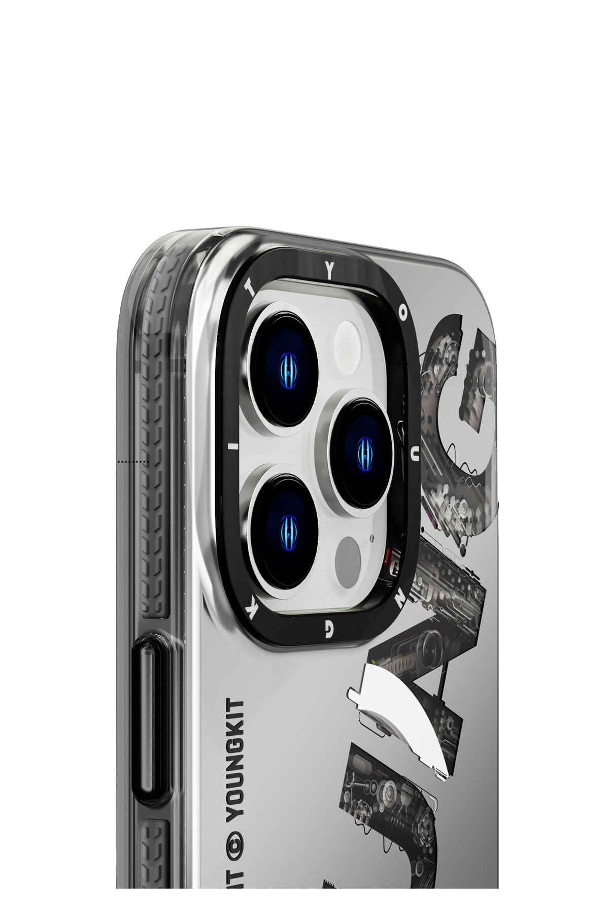 Youngkit Mechanic iPhone 14 Pro Magsafe Gri Kılıf