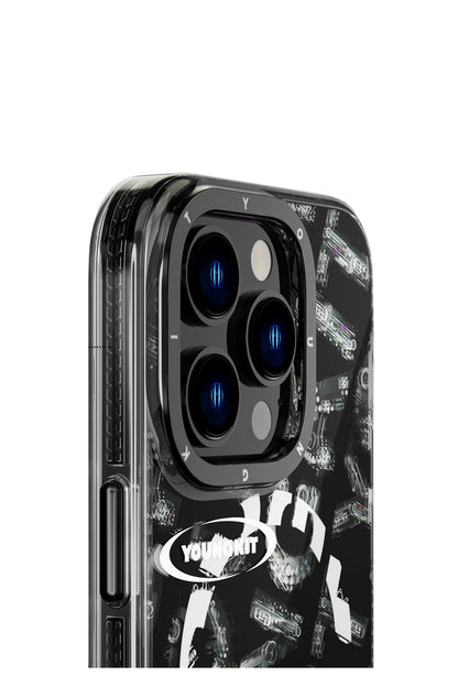 Youngkit Mechanic iPhone 14 Pro Max Magsafe Siyah Kılıf