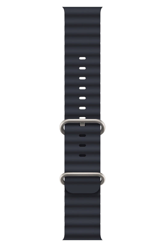 Apple Watch Uyumlu Ocean Silikon Kordon Midnight