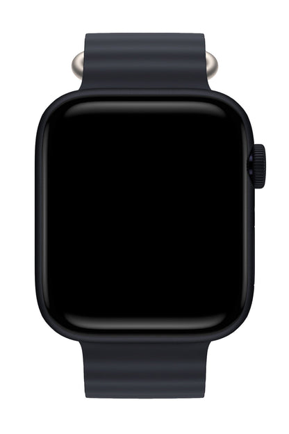 Apple Watch Uyumlu Ocean Silikon Kordon Midnight