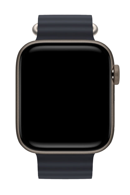 Apple Watch Uyumlu Ocean Silikon Kordon Midnight