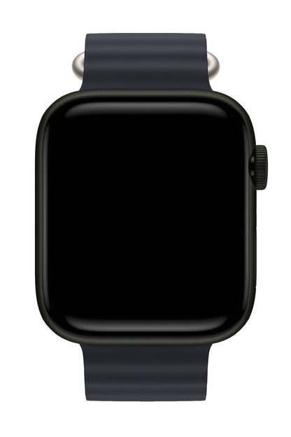 Apple Watch Uyumlu Ocean Silikon Kordon Midnight