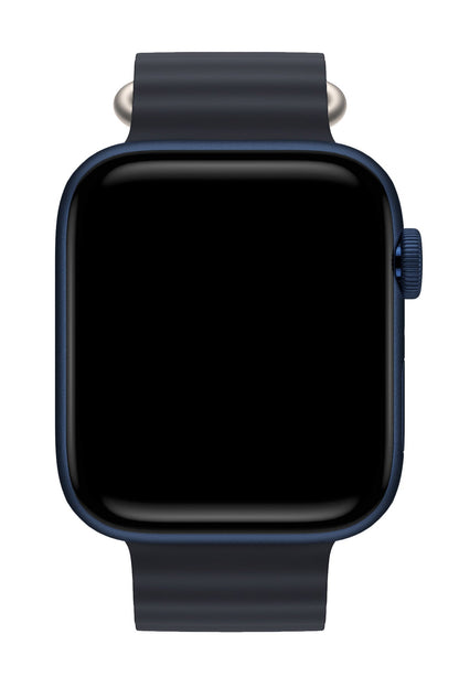 Apple Watch Uyumlu Ocean Silikon Kordon Midnight