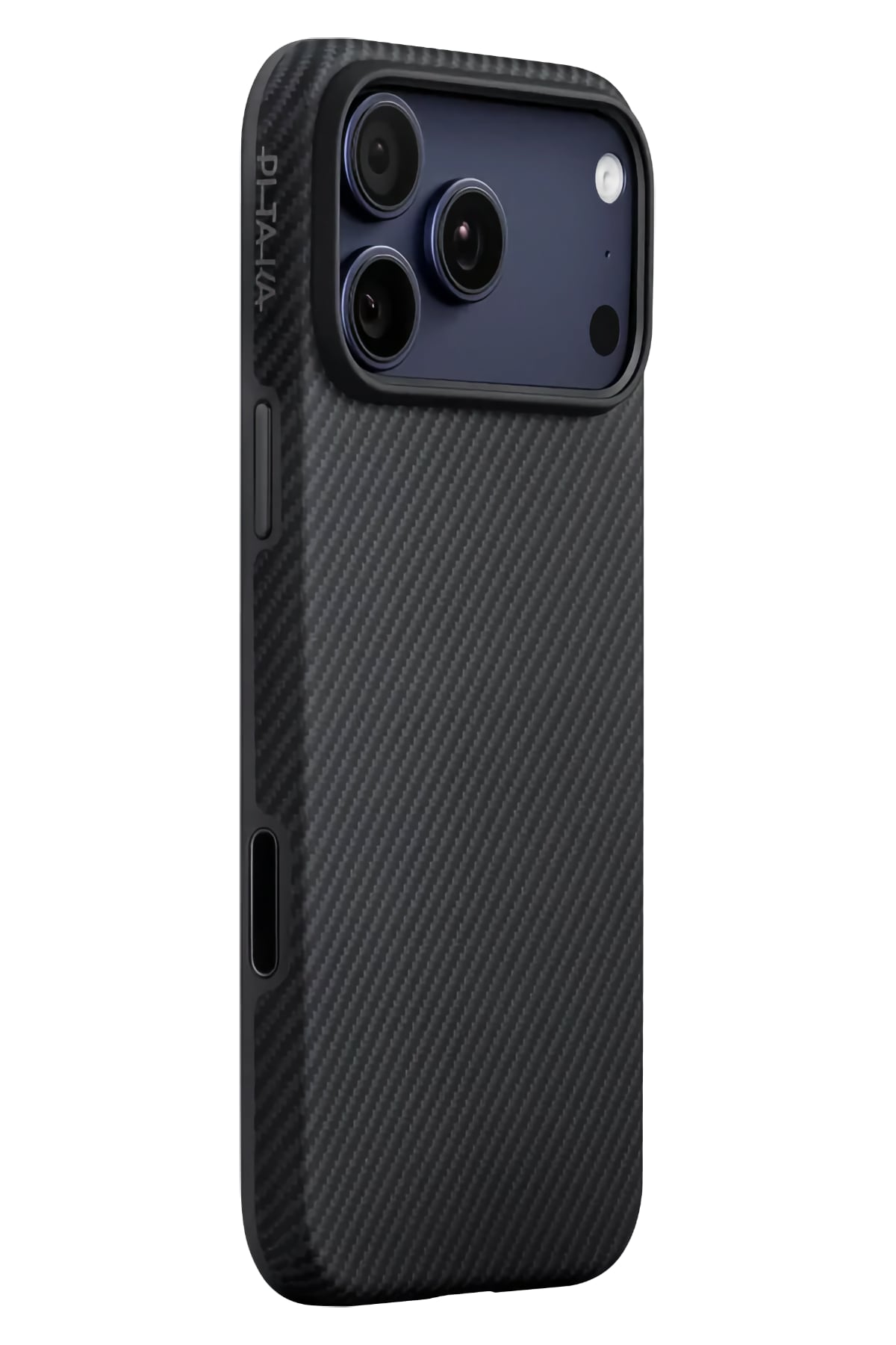 Military-Grade iPhone 17 Pro MagSafe Uyumlu Aramid Fiber Kılıf Black Gray