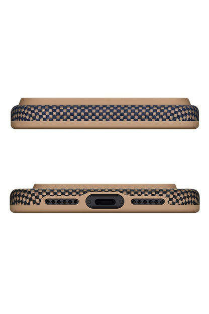 Military-Grade iPhone 17 Pro Max MagSafe Uyumlu Aramid Fiber Kılıf Sunset