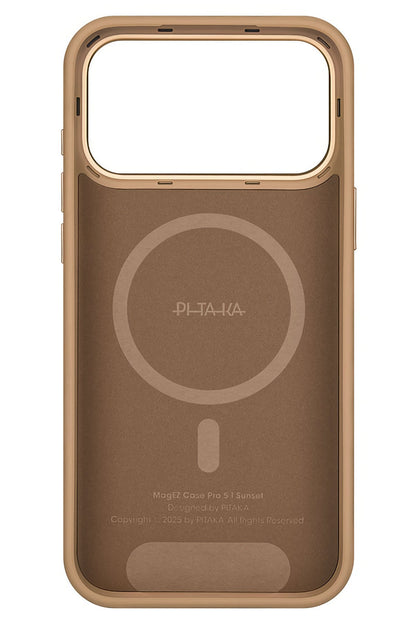 Military-Grade iPhone 17 Pro Max MagSafe Uyumlu Aramid Fiber Kılıf Sunset