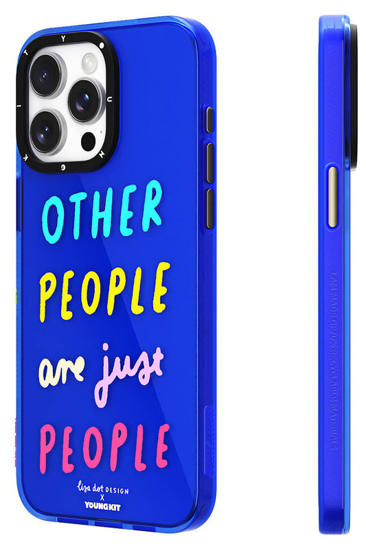 Youngkit Mindfullness iPhone 14 Pro Uyumlu Mavi