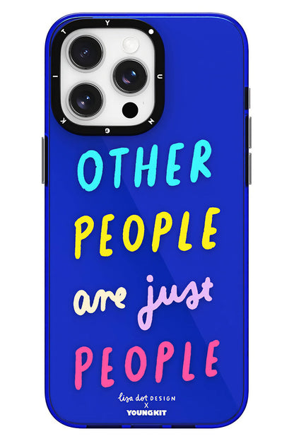 Youngkit Mindfullness iPhone 14 Pro Uyumlu Mavi