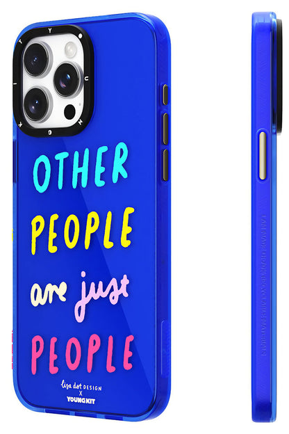 Youngkit Mindfullness iPhone 14 Pro Max Uyumlu Mavi