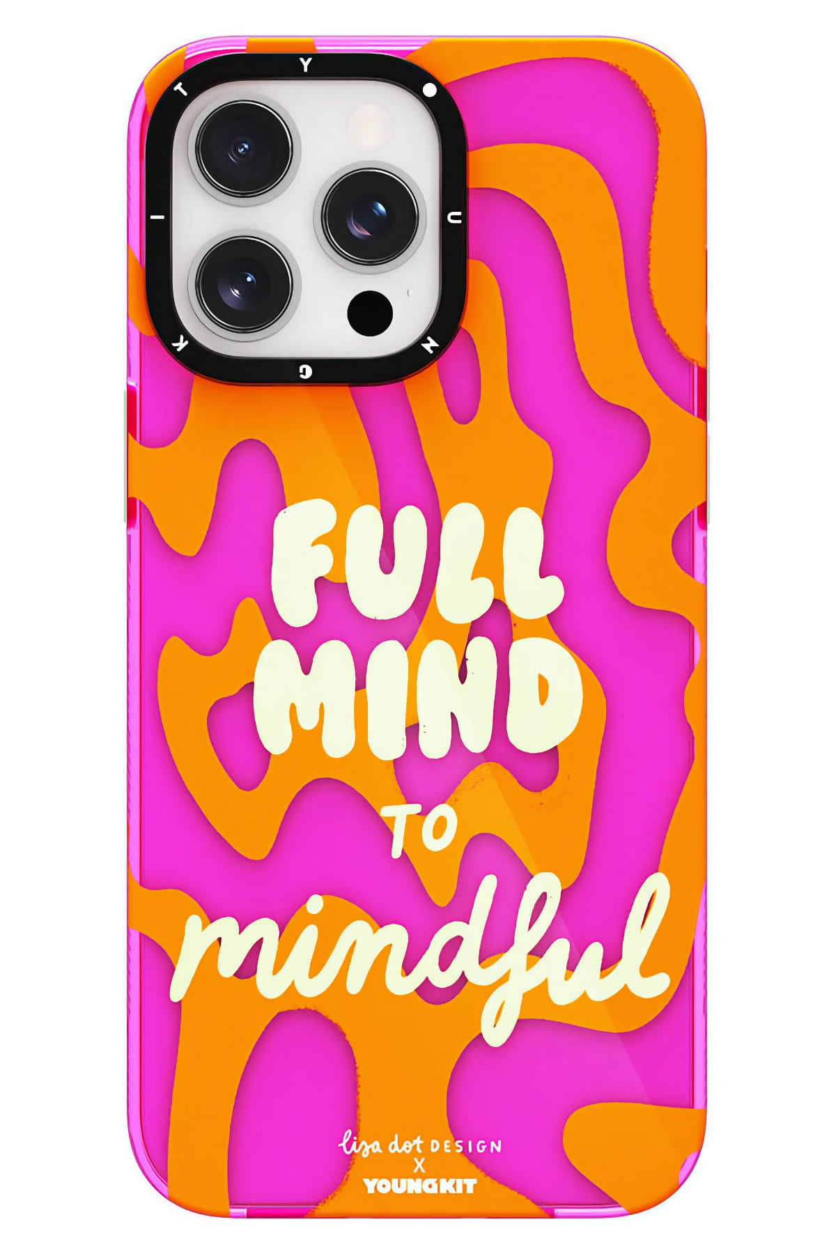 Youngkit Mindfullness iPhone 14 Pro Max Uyumlu Mor