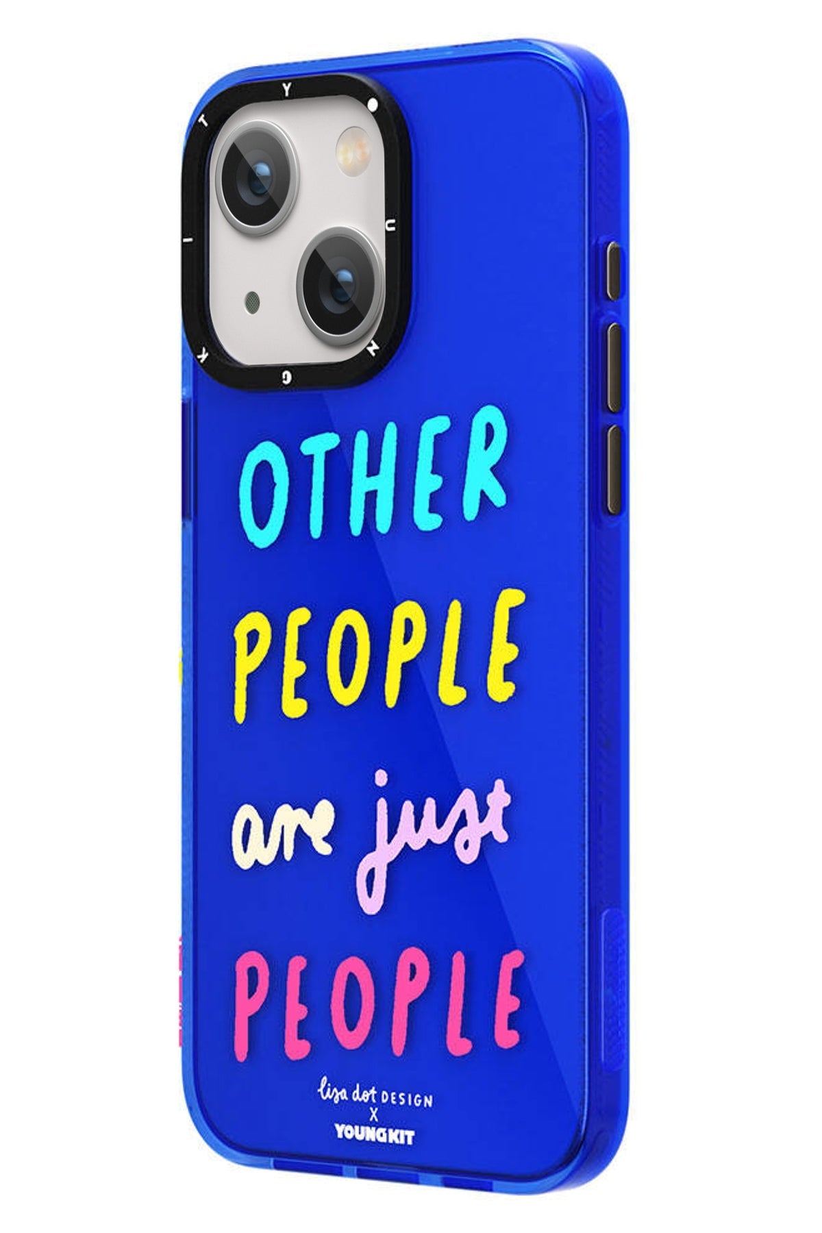 Youngkit Mindfullness iPhone 15 Uyumlu Mavi Kılıf