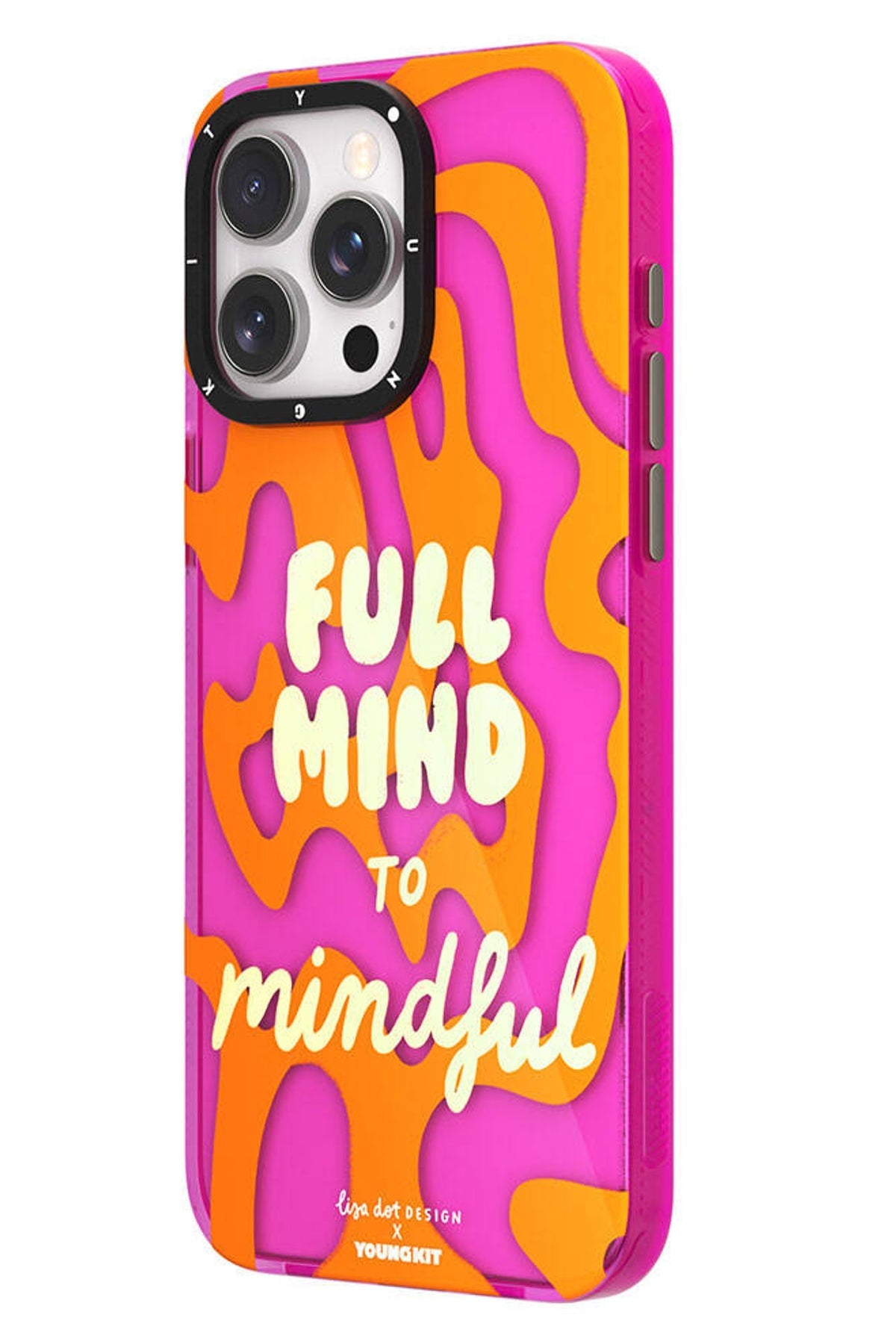 Youngkit Mindfullness iPhone 15 Pro Max Uyumlu Mor Kılıf