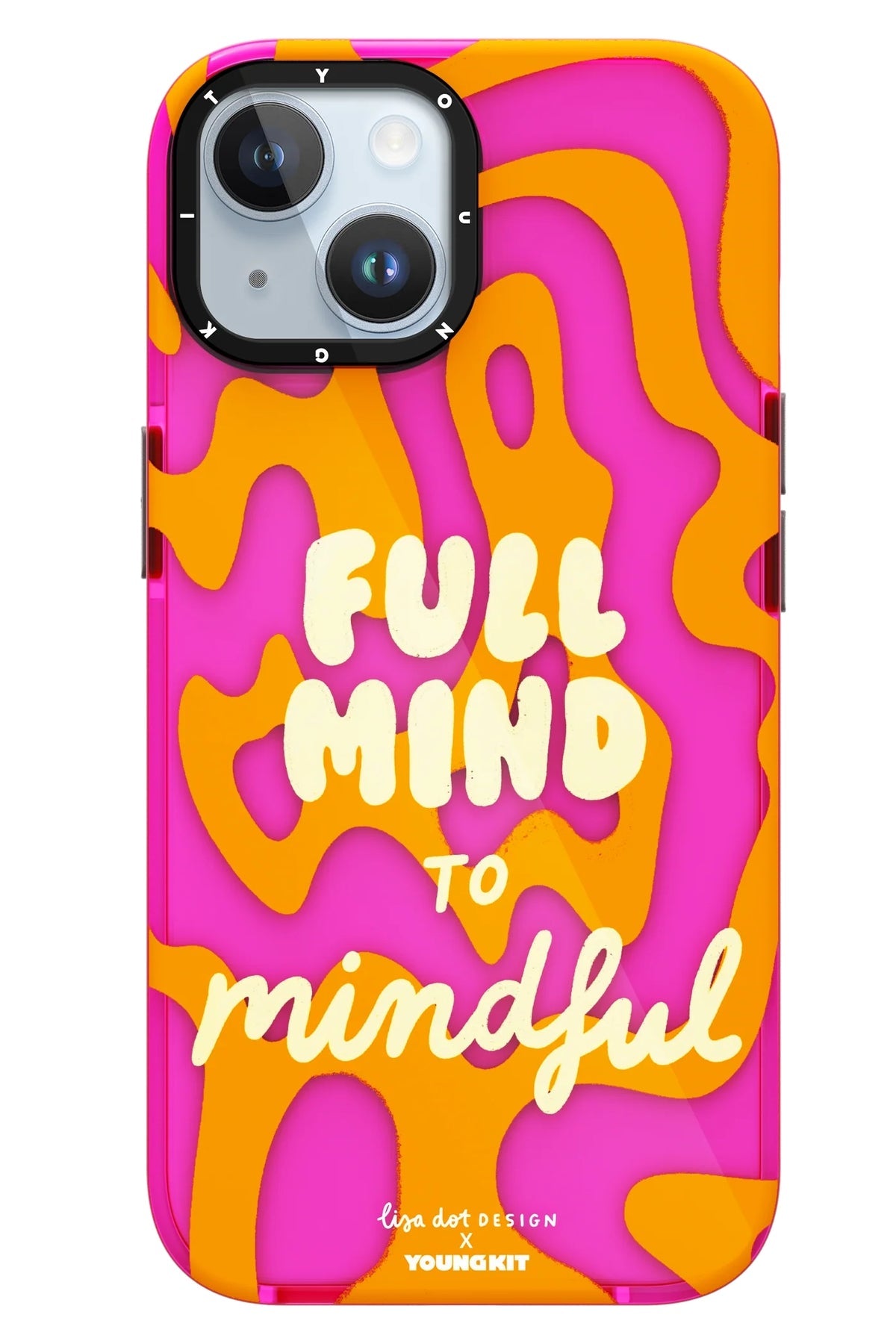 Youngkit Mindfullness iPhone 15 Uyumlu Mor Kılıf
