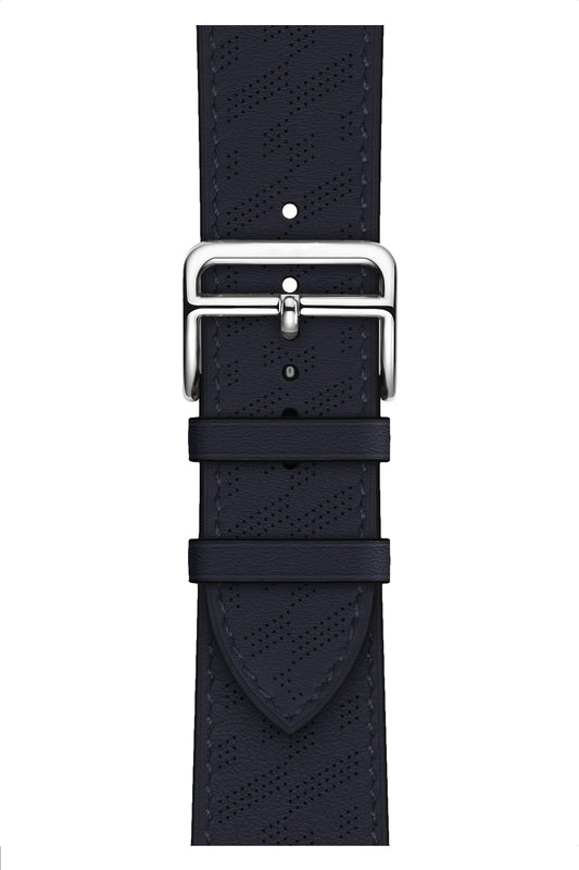 Apple Watch Uyumlu Multi Hole Deri Kordon Mingblau