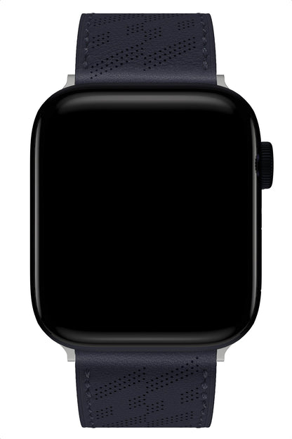 Apple Watch Uyumlu Multi Hole Deri Kordon Mingblau