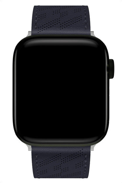 Apple Watch Uyumlu Multi Hole Deri Kordon Mingblau