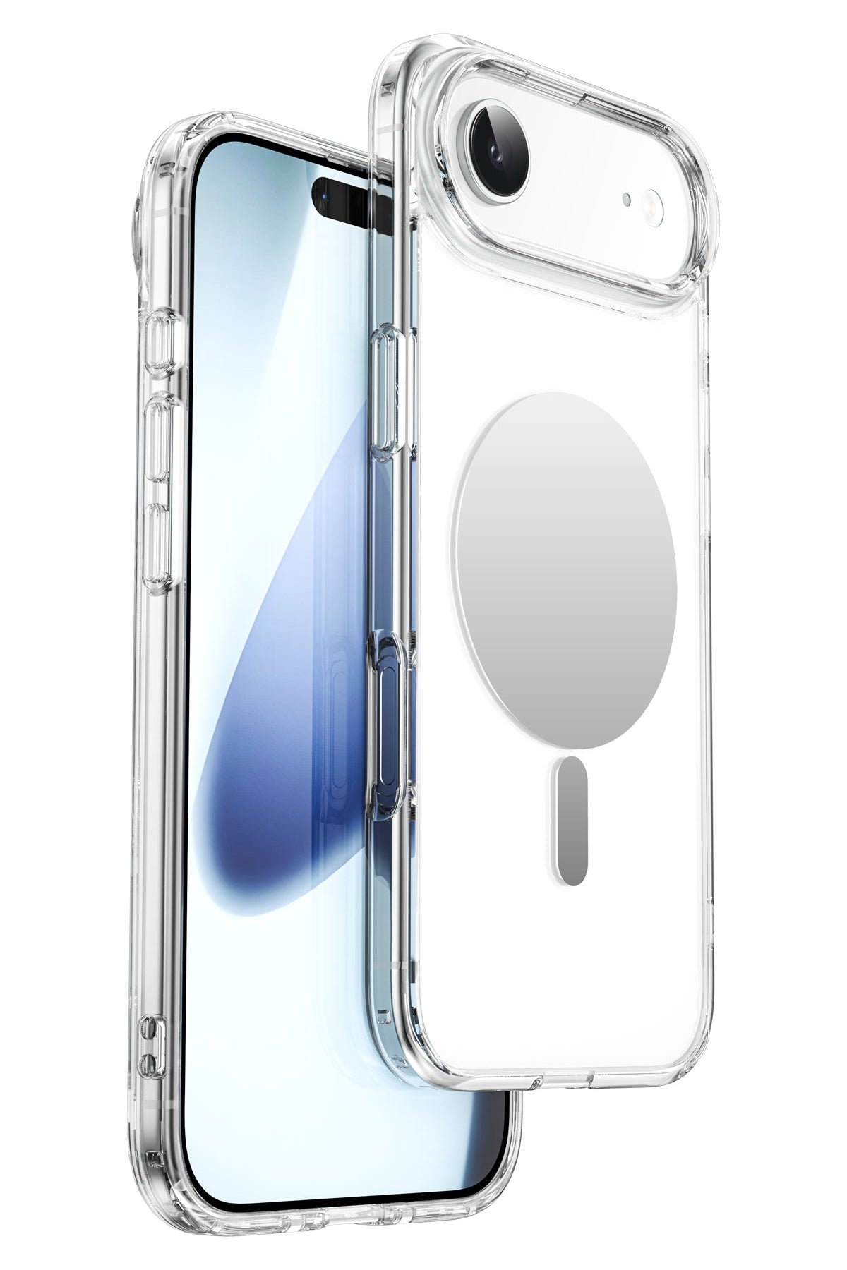 Mirror Pro iPhone 17 Air Kılıf – Şeffaf | Magsafe Uyumlu