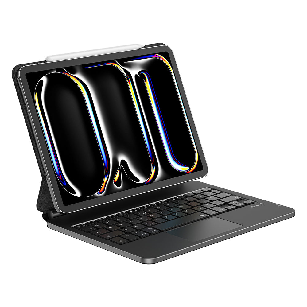 MK-003 Gizli Kalem Bölmeli Klavyeli iPad Pro Kılıfı