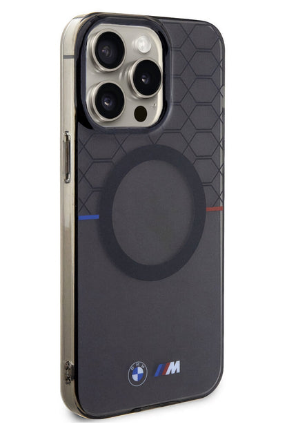 Apple iPhone 15 Pro uyumlu Magsafe BMW M Lisanslı Pattern Kılıf