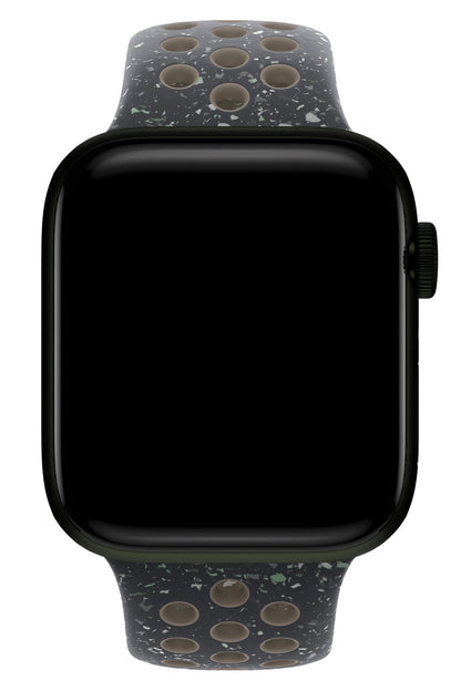 Apple Watch Uyumlu Silikon Delikli Spor Kordon Noct