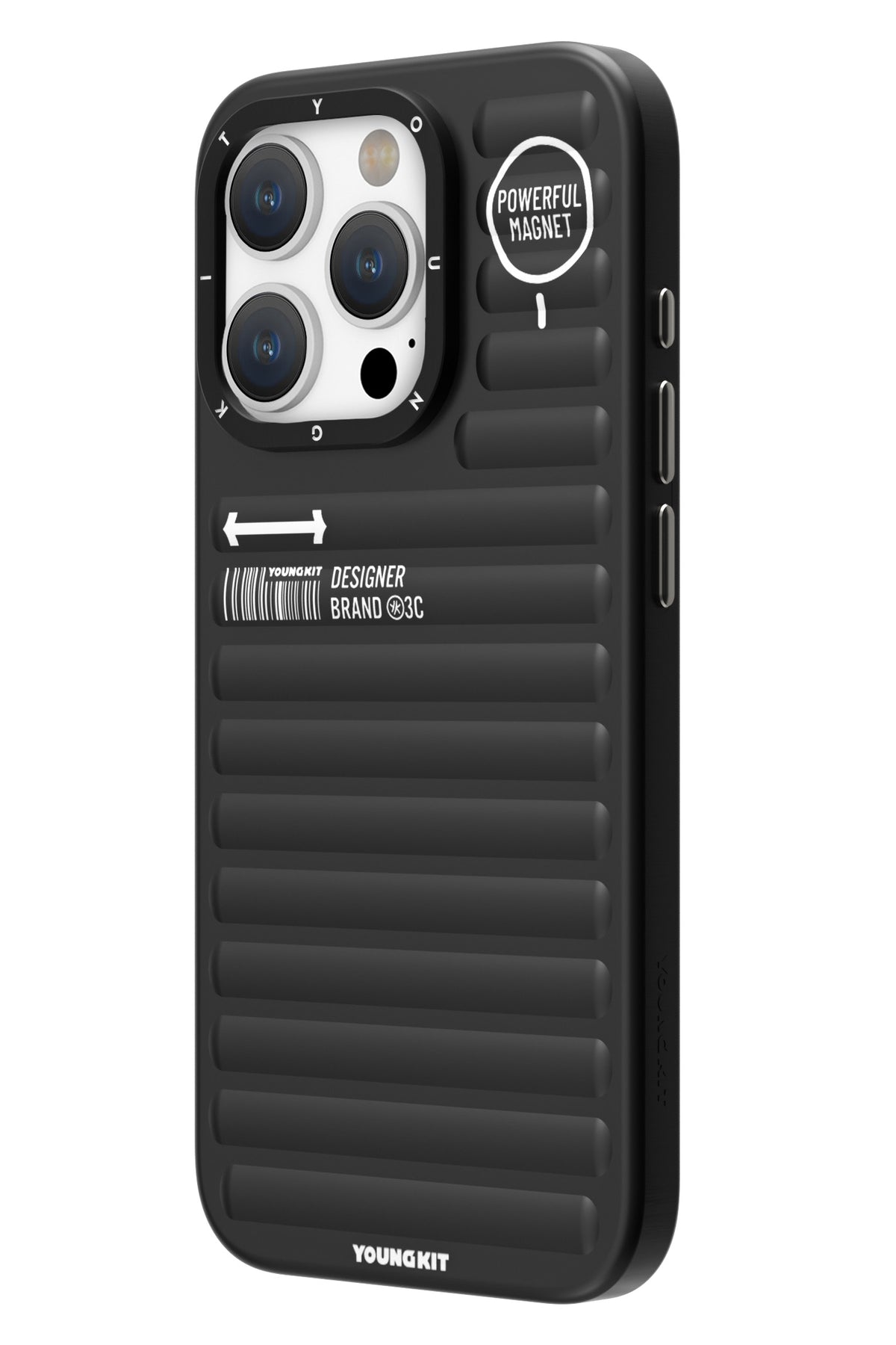 Youngkit Original iPhone 14 Pro Max Uyumlu Siyah Kılıf