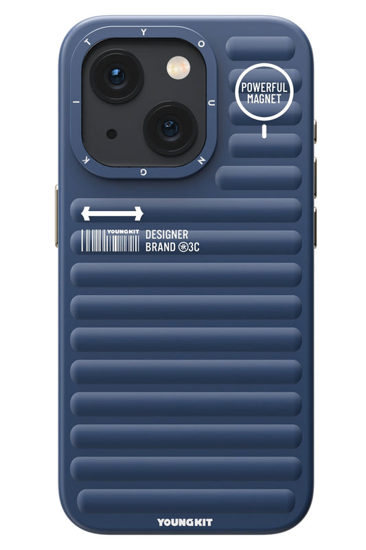 Youngkit Original iPhone 15 Uyumlu Mavi Kılıf