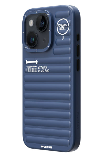Youngkit Original iPhone 15 Uyumlu Mavi Kılıf