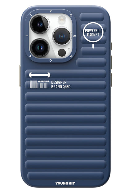 Youngkit Original iPhone 15 Pro Uyumlu Mavi Kılıf
