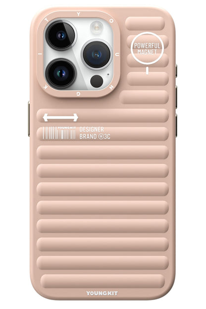 Youngkit Original iPhone 15 Pro Max Uyumlu Pembe Kılıf