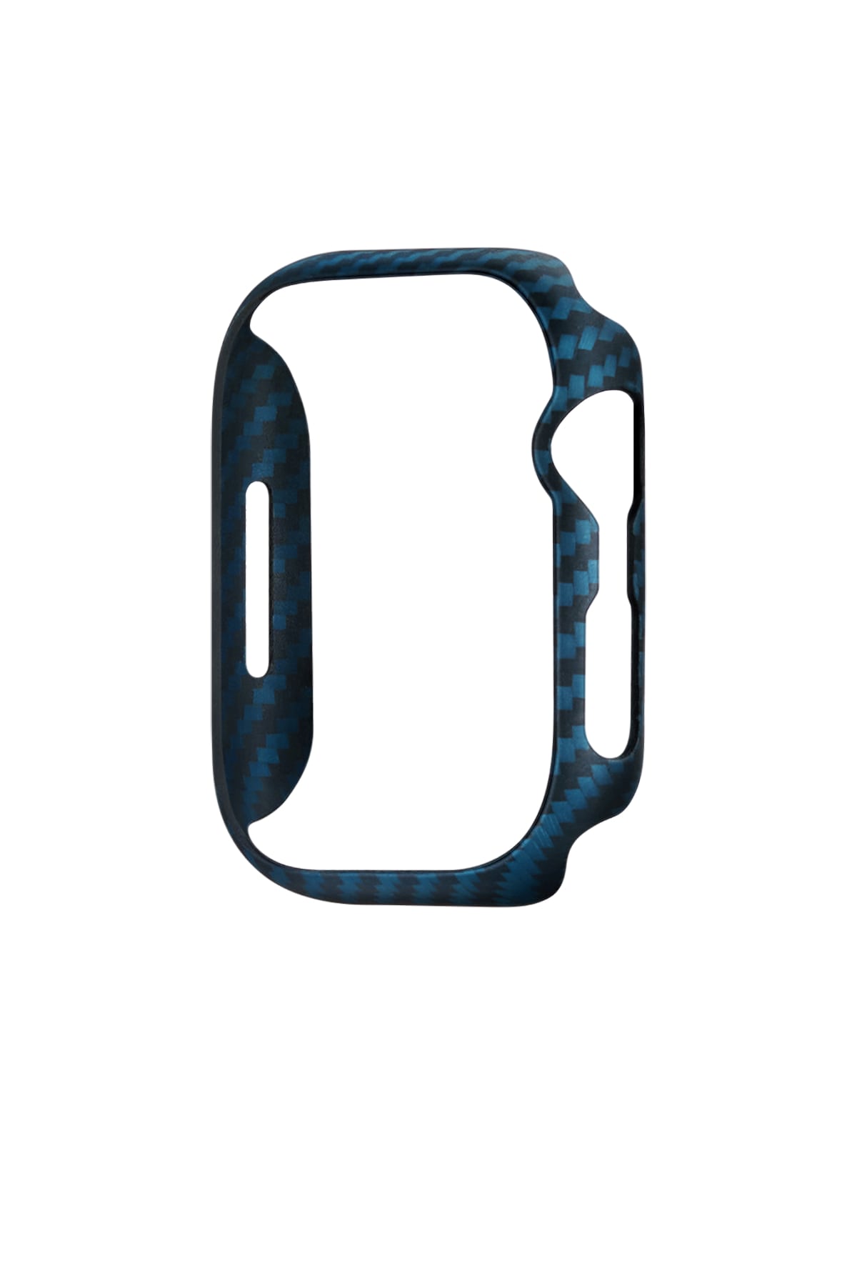Pitaka 600D Aramid Fiber Apple Watch Kasa Koruyucu Mavi