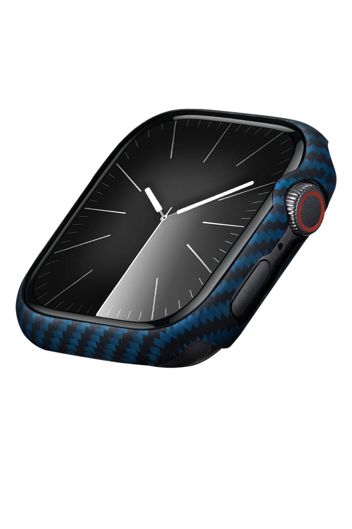 Pitaka 600D Aramid Fiber Apple Watch Kasa Koruyucu Mavi