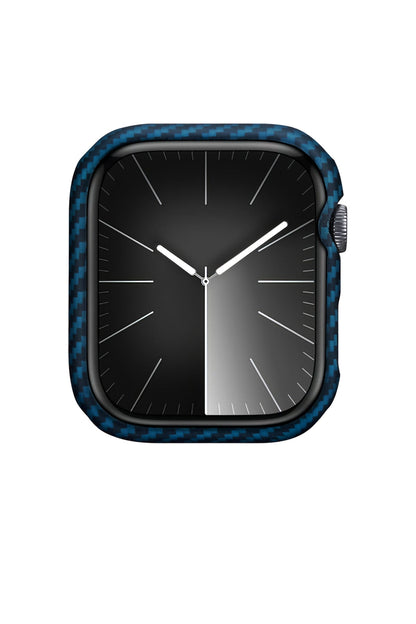 Pitaka 600D Aramid Fiber Apple Watch Kasa Koruyucu Mavi
