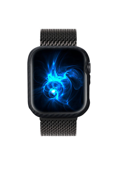 Pitaka 600D Aramid Fiber Apple Watch Kasa Koruyucu Siyah