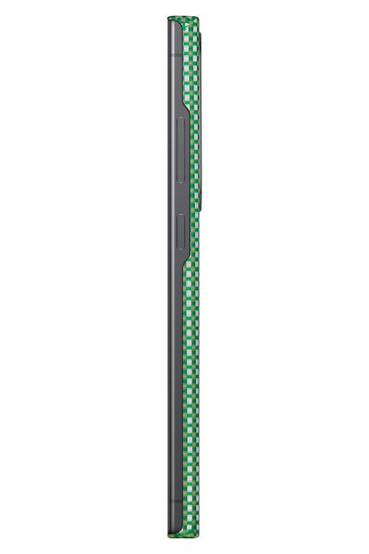 Aomori Samsung Galaxy S24 Ultra Kılıf Magsafe Uyumlu 1500D Aramid Fiber