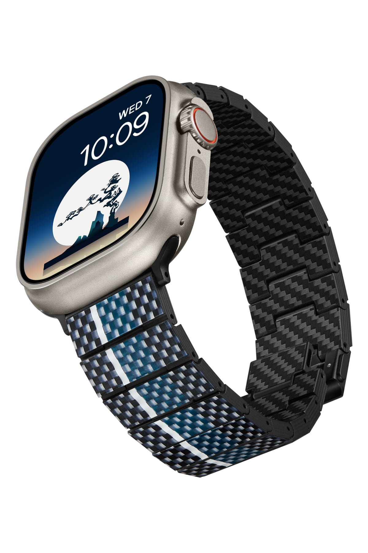 Pitaka Apple Watch / Ultra Karbon Fiber Kordon Moon