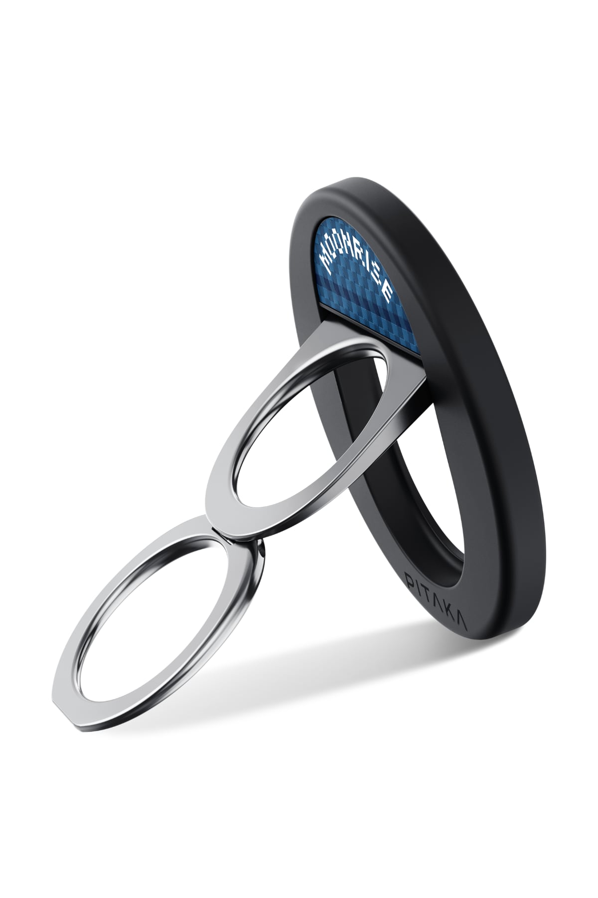 Aramid Fiber MagEZ Grip 3 Magsafe Magnetik Ring Stand Telefon Tutucu Moonrise