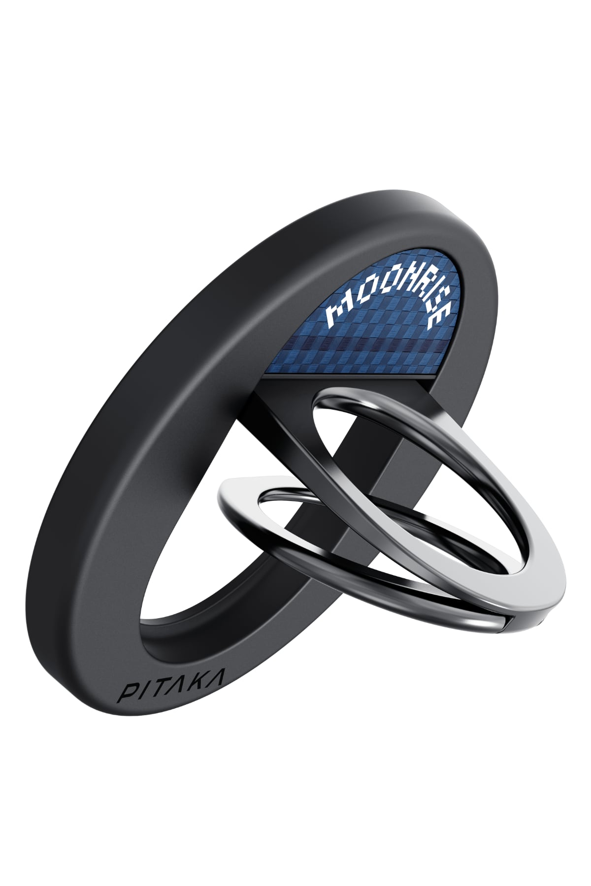 Aramid Fiber MagEZ Grip 3 Magsafe Magnetik Ring Stand Telefon Tutucu Moonrise