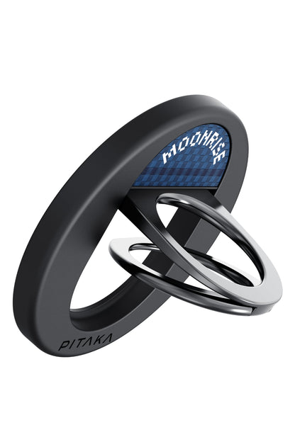 Pitaka Aramid Fiber MagEZ Grip 3 Magsafe Magnetik Ring Stand Telefon Tutucu Moonrise