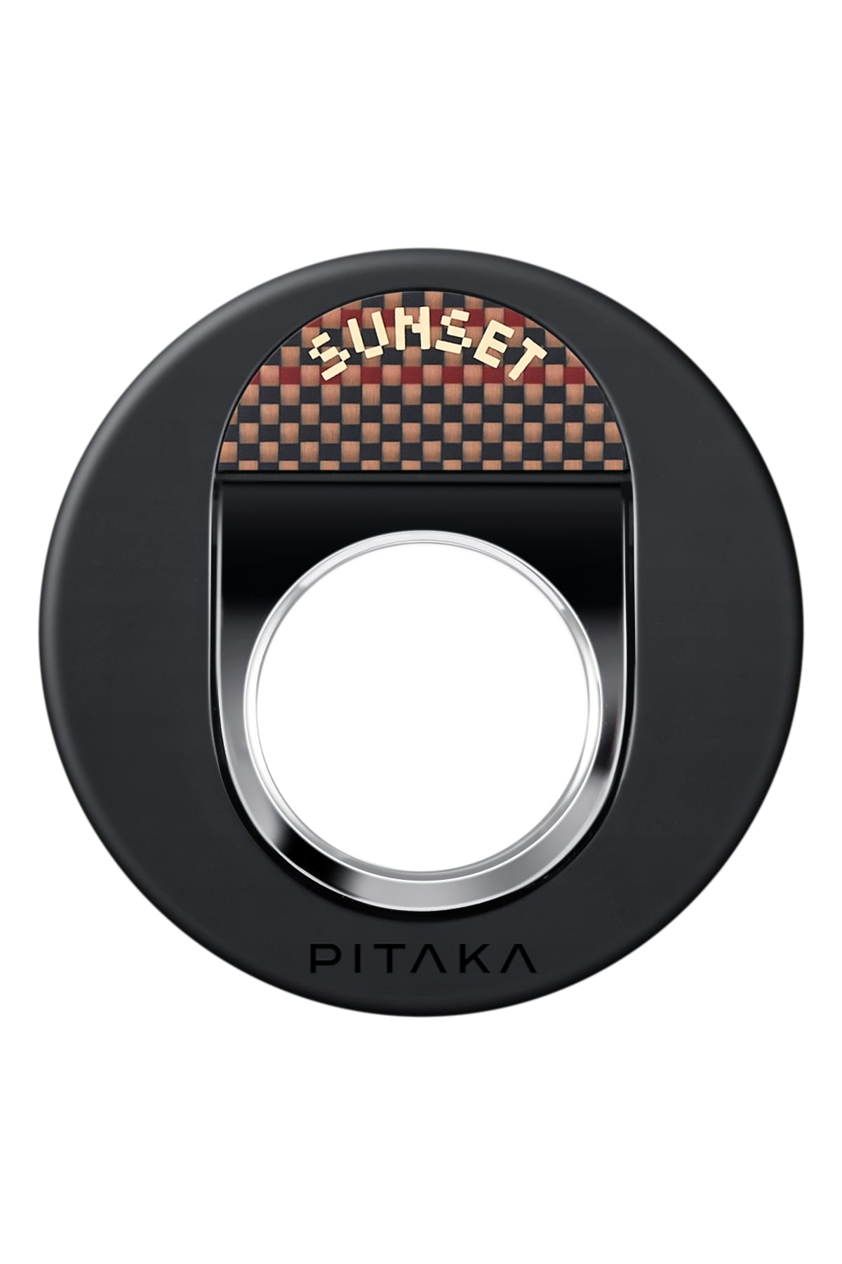 Pitaka Aramid Fiber MagEZ Grip 3 Magsafe Magnetik Ring Stand Telefon Tutucu Sunset