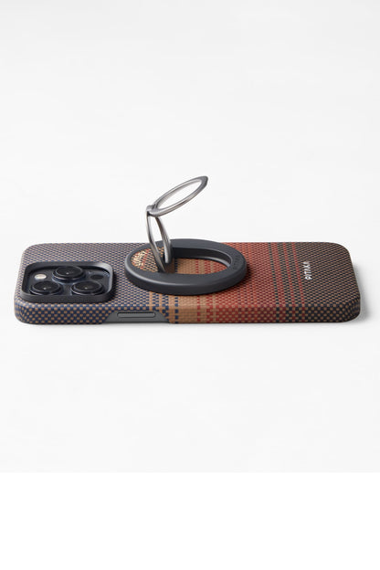 Pitaka Aramid Fiber MagEZ Grip 3 Magsafe Magnetik Ring Stand Telefon Tutucu Sunset