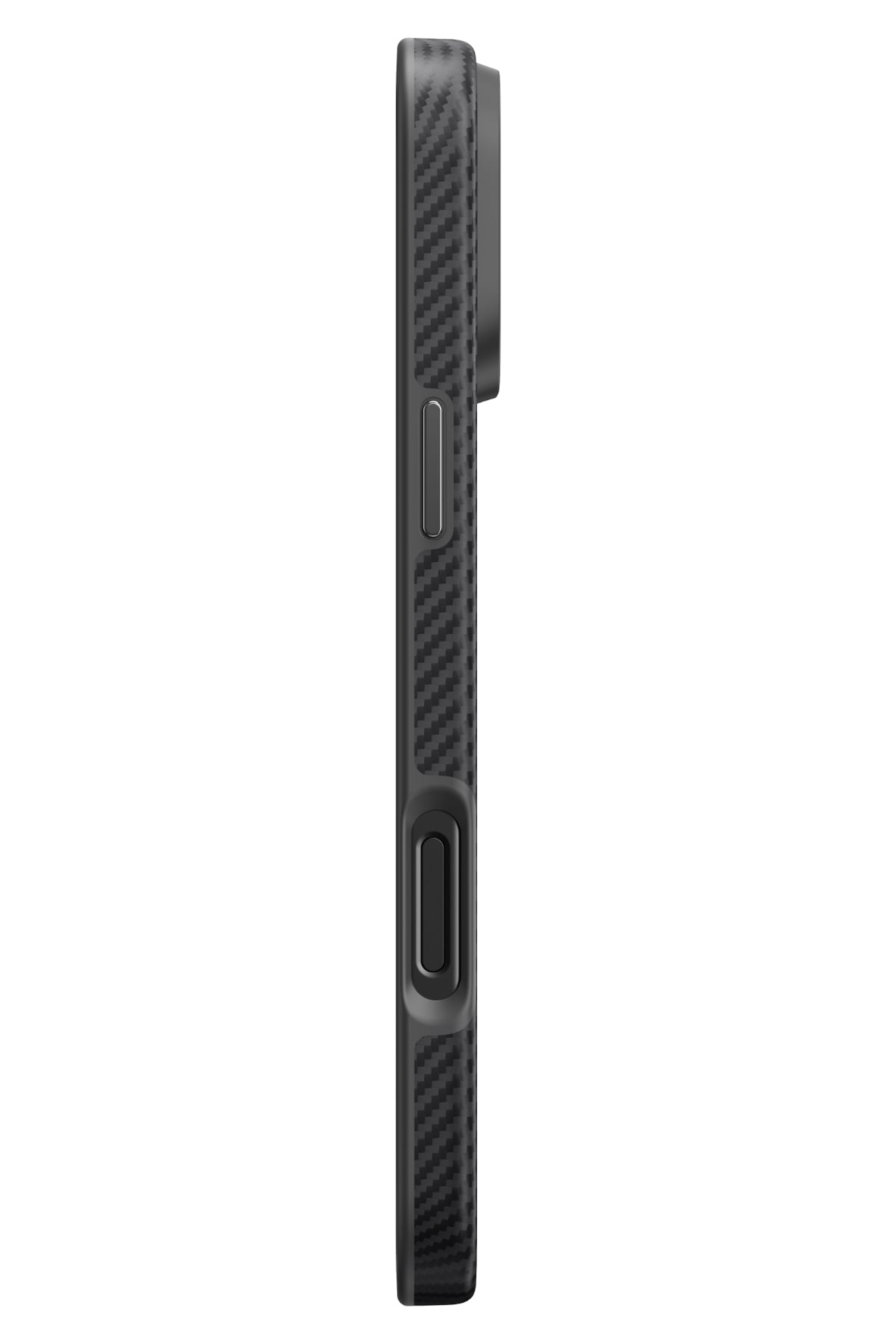 Classic Military-Grade iPhone 16 Pro Max MagSafe Uyumlu Aramid Fiber Kılıf Siyah