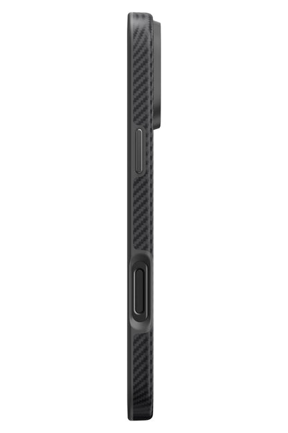 Classic Military-Grade iPhone 16 Pro Max MagSafe Uyumlu Aramid Fiber Kılıf Siyah